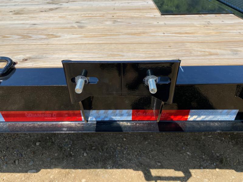2024 Diamond C Trailers 7x18 Powder Coated 14.9K Lowpro Equipment Trailer w/Full Width Ramps 6okFmqevcu5b