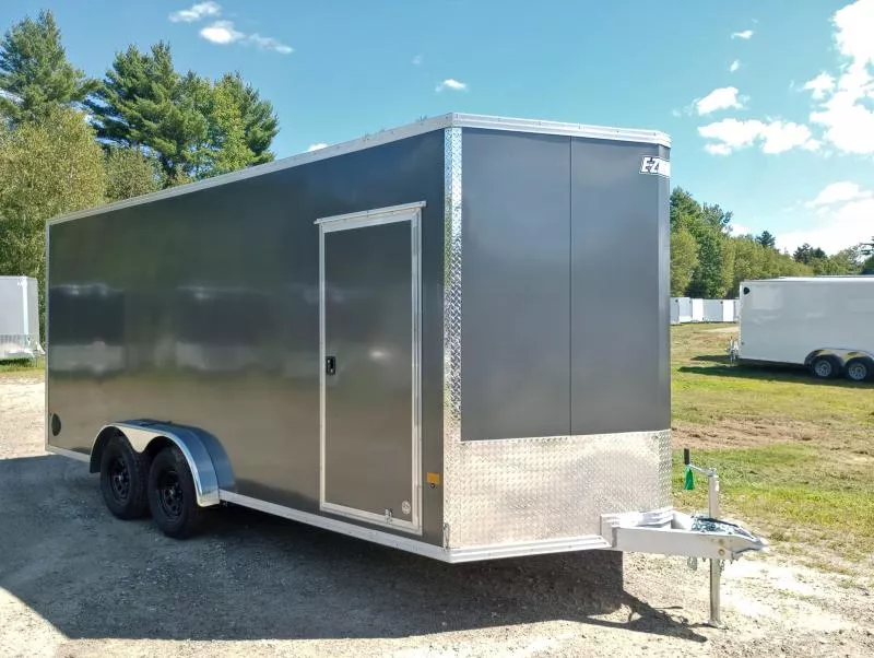 2026 E-Z Hauler 7.5x18 7K Aluminum Enclosed Cargo w/Extra Height, Spring Assist Rear Ramp