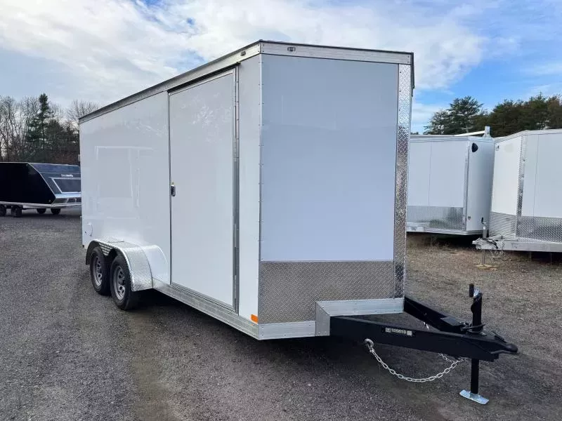 2026 Covered Wagon Trailers 7x16 Enclosed 7K Cargo Trailer w/Extra Height & Ramp Door
