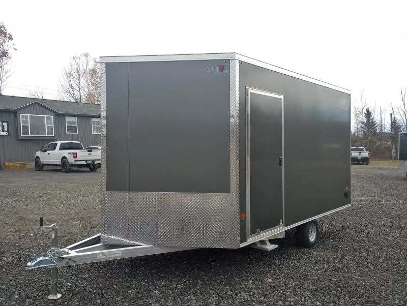 2026 Durabull Trailers 101x12 Aluminum 2-Place Multi-sport w/Extra Height, Mats & Guides, Stabilizer Jacks