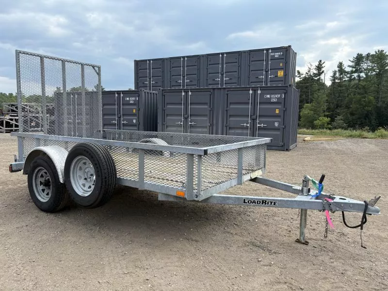 2018 Load Rite 5x10 Galvanized Utility Trailer w/Rear Ramp Gate 