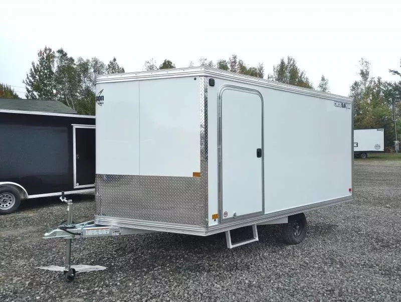 2026 Mission 101x12 Aluminum 2-Place Crossover 2.0 w/Mats & Guides, Tapered Ramp, Spare Tire Mount. 1095 lbs.