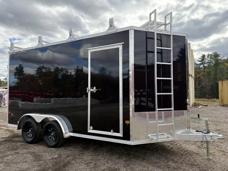 2026 Stealth Trailers 7.5x14 Aluminum Enclosed Cargo w/Contractor Package, Extra Height & PolyCOR Exterior 