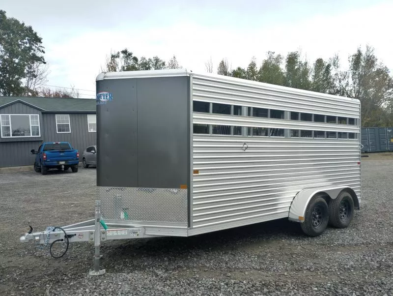 new Horse Trailers Frontier Trailers  for sale, in Manchester, ME Thumbnail 4