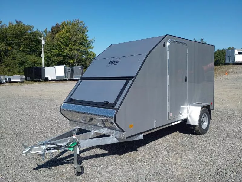 2026 Mission 60x12 Aluminum Single Place Crossover w/Tapered Ramp, Side Access Door, Spare Tire Mount