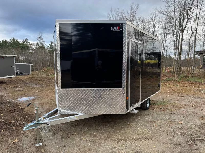 2026 Durabull Trailers 101x12 Aluminum Enclosed 2-Place Multi-Sport Snowmobile Trailer w/Extra Height & Snow Package