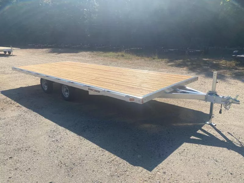 2026 Sport Haven 101x20 Aluminum 6.4K Deckover Light Equipment Trailer w/Rub Rail & Stake Pockets