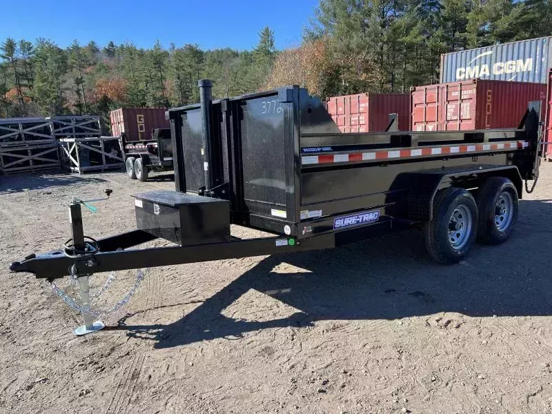 2026 Sure-Trac 6X12 10k Low Profile Telescopic Dump Trailer
