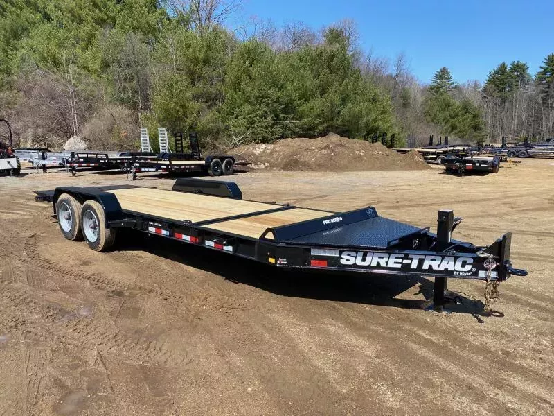 2026 Sure-Trac 7x16+4 HD Partial Tilt 17.6K Equipment Trailer w/In Tongue Toolbox