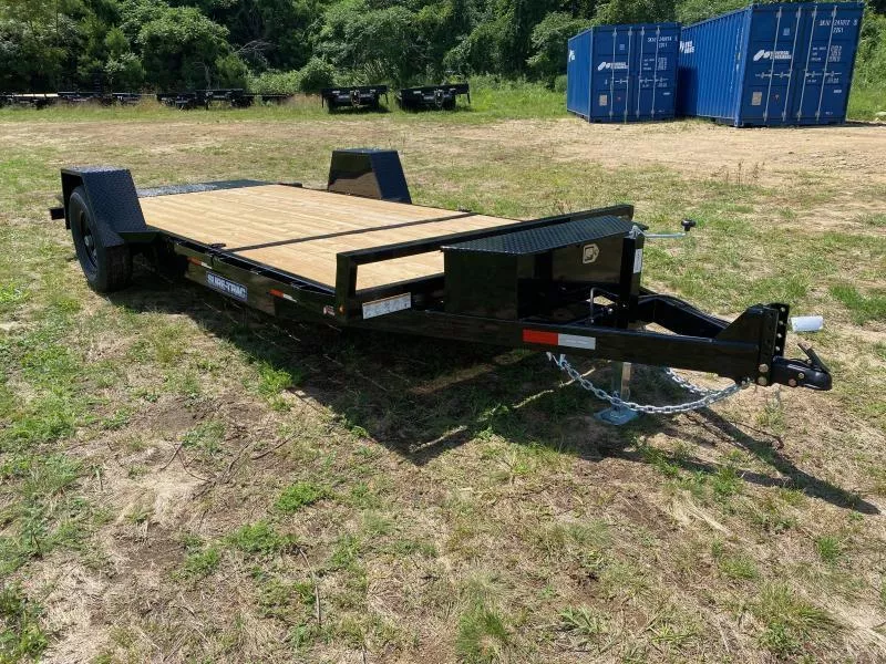 2026 Sure-Trac 6.5x12+4 Powder Coated 7.8K LowPro Partial Tilt Equipment Trailer