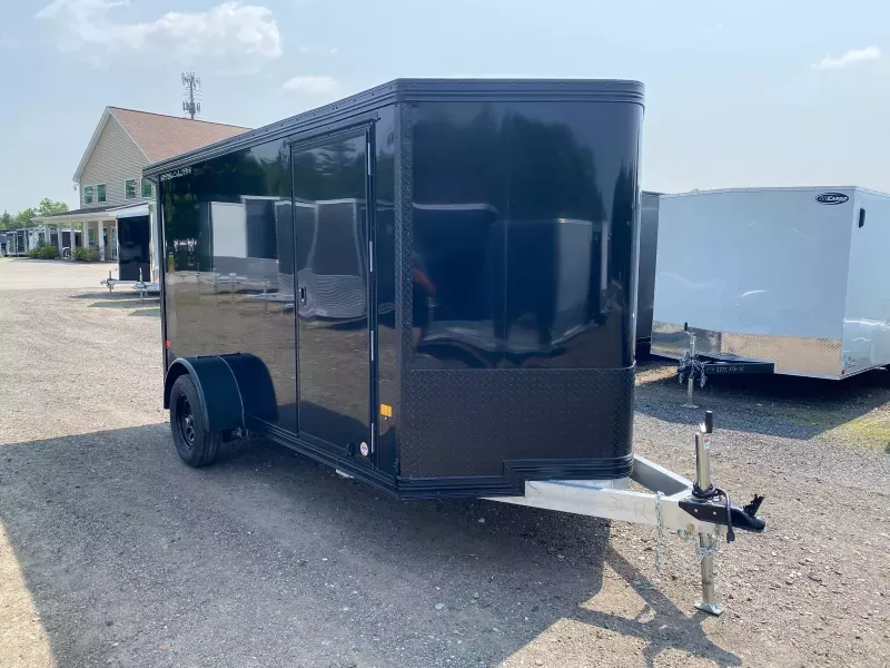 2026 Stealth 6x12 Aluminum 3K Enclosed Cargo Trailer w/Cargo PKG & Spoiler