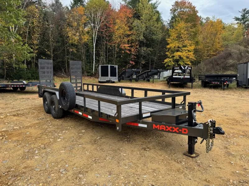 2025 MAXX-D 7x20 Heavy Duty 14K Landscape Trailer w/Equipment Style Ramps