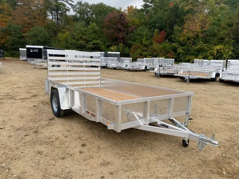 2026 Sport Haven 6x12 Aluminum Utility Trailer w/ATP Sides & Rear Ramp