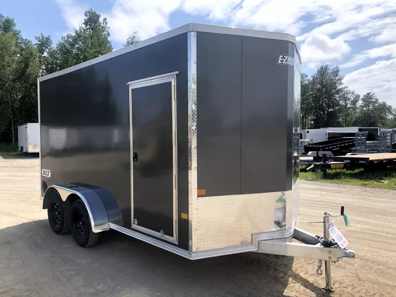 2026 E-Z Hauler 7x14 7K Aluminum Enclosed Cargo w/Spare Tire/Mount. 1587 lbs.