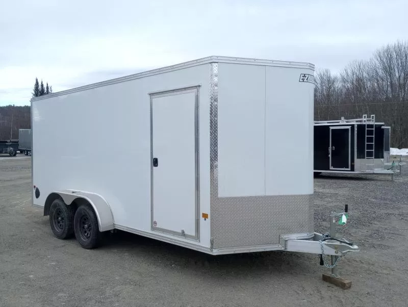 2026 E-Z Hauler 7x16 7K Aluminum Enclosed Cargo w/Spring Assist Rear Ramp