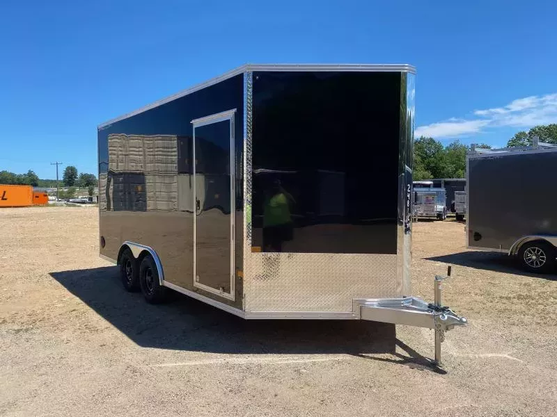 2026 Stealth Trailers 8.5x16 Aluminum 7K Enclosed Cargo Trailer w/Extra Height & Ramp Door