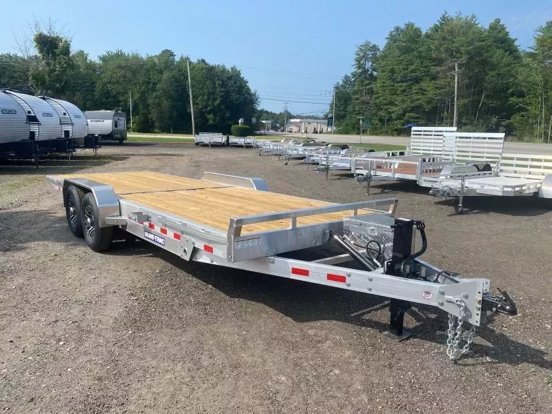 2025 Sure-Trac 7x22 Aluminum 14K Power Tilt Equipment Trailer w/Removable Fenders
