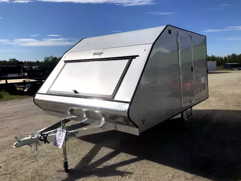 2026 Mission 101x12 Aluminum 2-Place Crossover w/Tapered Ramp, Mats/Guides. 1034 lbs.