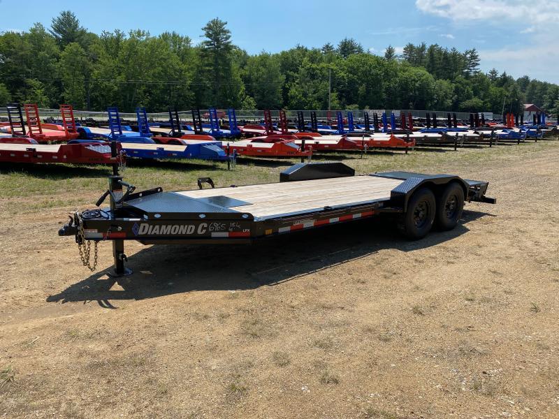 2024 Diamond C Trailers 7x18 Powder Coated 14.9K Lowpro Equipment Trailer w/Full Width Ramps UV1Rcuop6udi