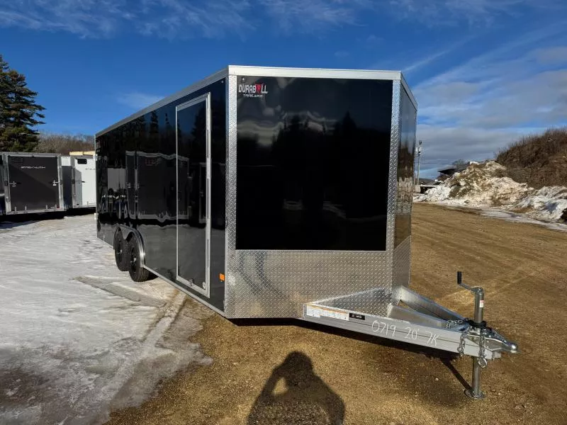 2025 Durabull Trailers 8.5x20 Aluminum Enclosed 7K Cargo Trailer w/Extended Tongue & Barn Doors
