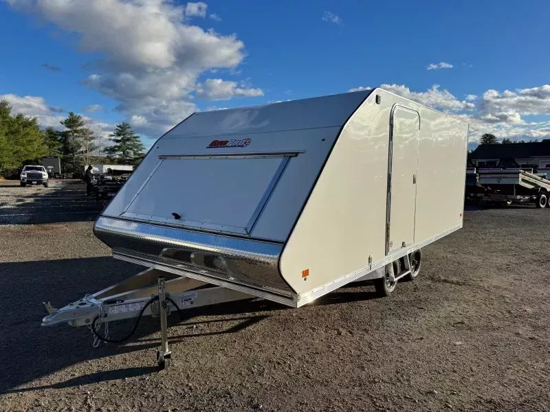 2026 SnoPro Trailers 101x16 Aluminum Enclosed 3-Place Snowmobile Trailer w/Tapered Ramp