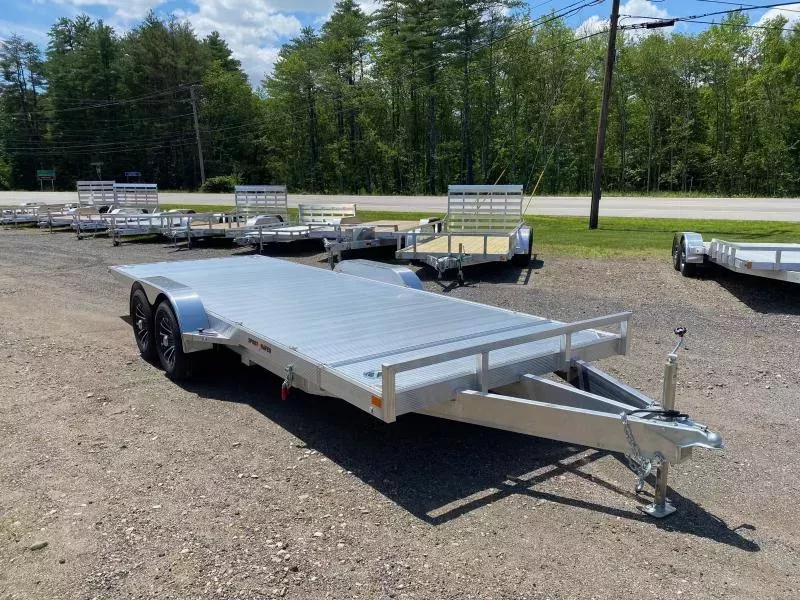 2026 Sport Haven 7x18+2 Aluminum 10K Partial Tilt Premium Car Hauler w/Removable Fenders