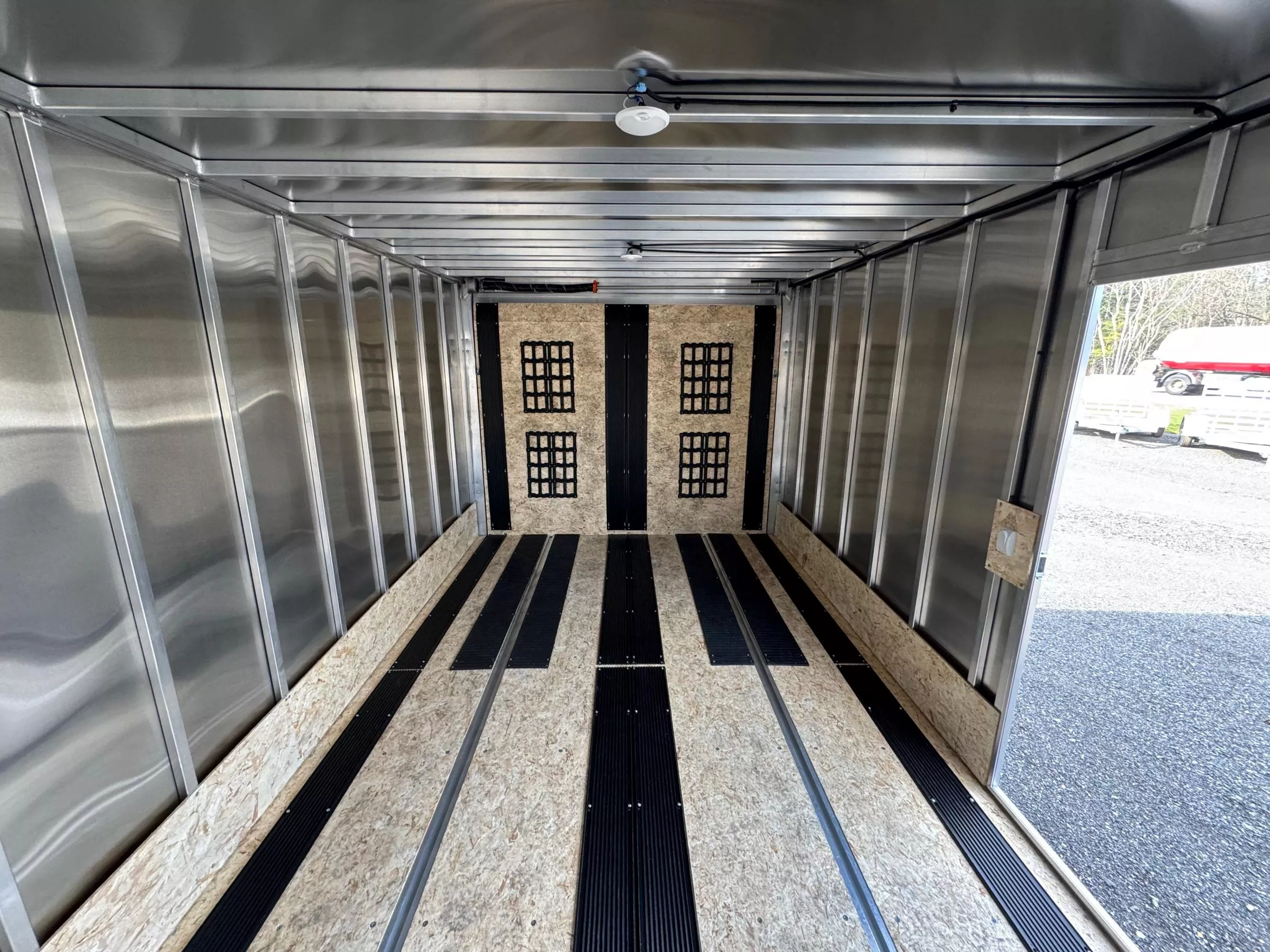 2026 Mission 101x12 Aluminum 2-Place Enclosed Snowmobile Trailer w