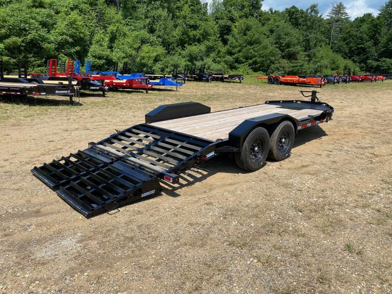 2024 Diamond C Trailers 7x18 Powder Coated 14.9K Lowpro Equipment Trailer w/Full Width Ramps UV1Rcuvw59ar