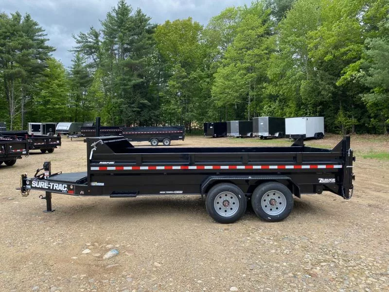 2025 Sure-Trac Pro Series HD 7x16 Telescopic 17.6K Dump