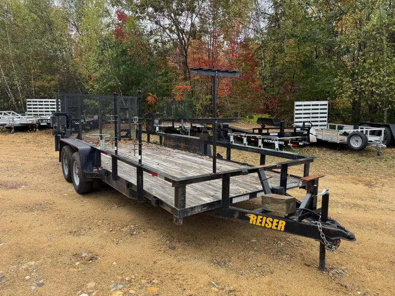 2023 Reiser 7x18 10K Landscape Trailer w/HD Ramp & Landscape Set Up