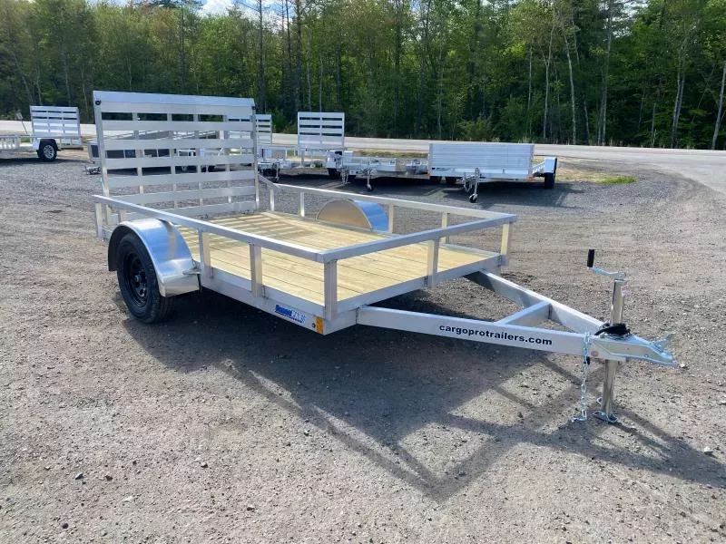 2026 CargoPro Trailers 6x10 Aluminum 3K Utility Trailer w/Fold Flat Ramp