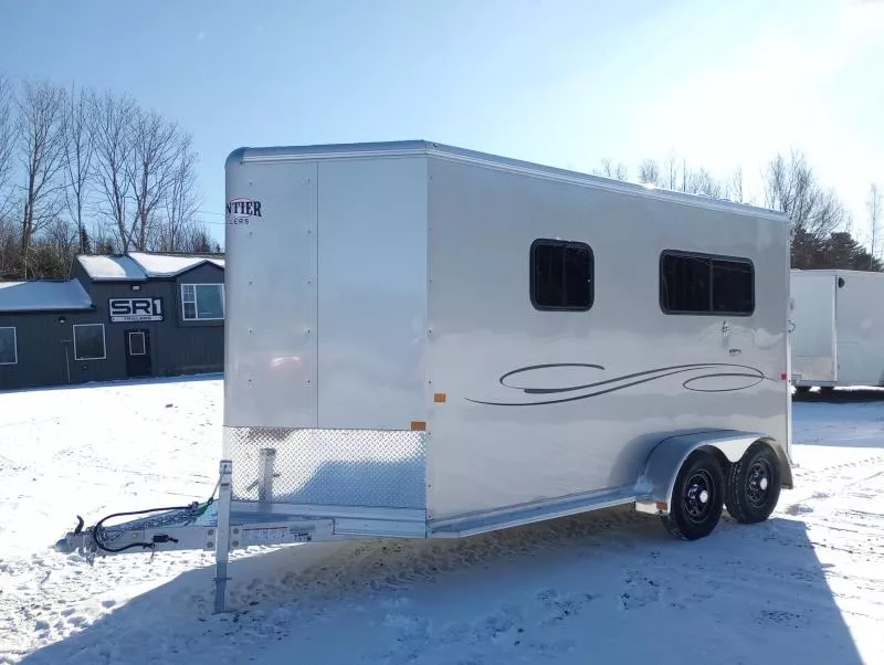 new Horse Trailers Frontier Trailers  for sale, in Manchester, ME Thumbnail 4