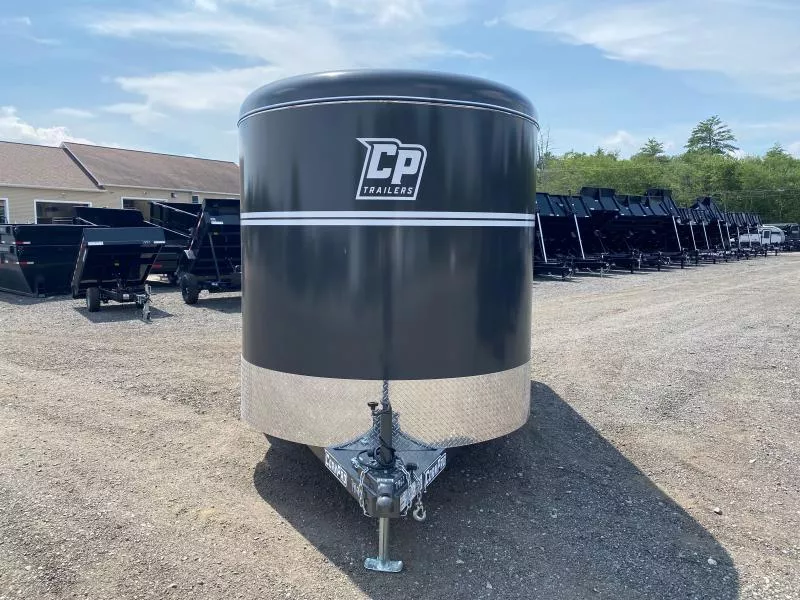 2025 CornPro 7x14 Steel 7K Slant Load Horse Trailer w/Extra Height & HD Dividers