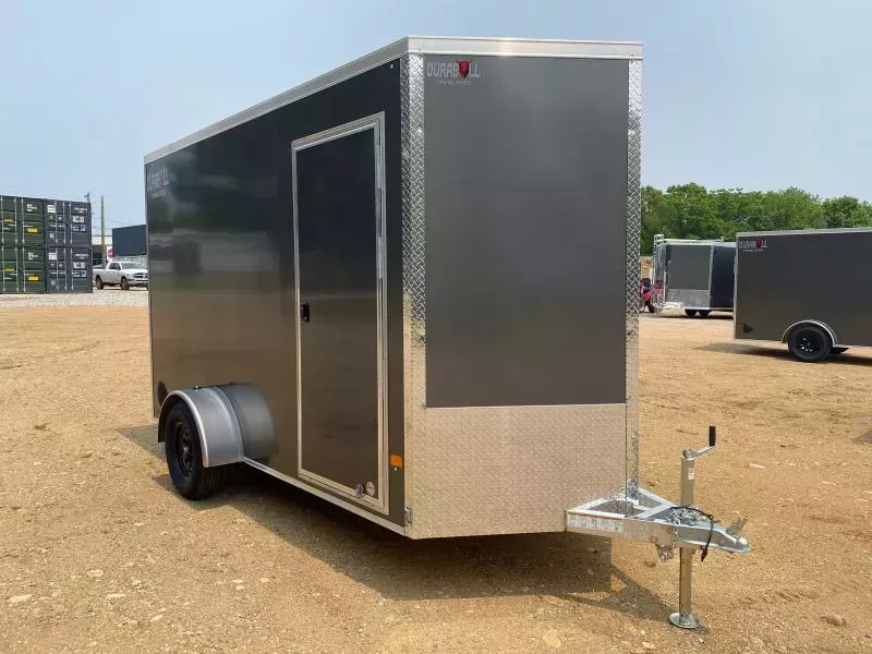 2026 Durabull Trailers 6x12 Aluminum Enclosed 3K Cargo Trailer w/Extra Height & Ramp Door