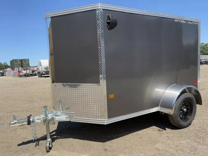 2026 Stealth Trailers  5x8 Aluminum Enclosed Cargo w/Rear Ramp & D-Rings