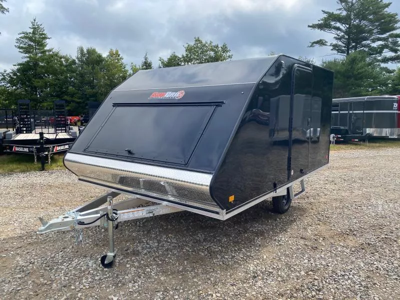 2026 SnoPro Trailers 101x12 Limited Model Aluminum 2-Place Enclosed Snowmobile Trailer w/Tapered Ramp