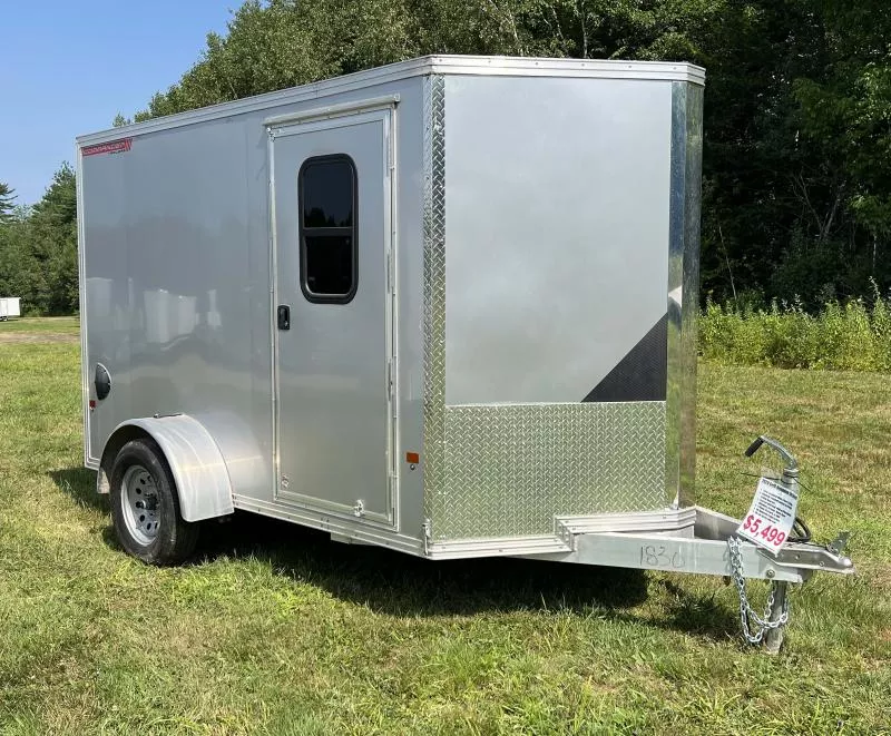 2020 Commander 6x10 Aluminum Enclosed Cargo w/Rough Living Quarters, Fully Insulated