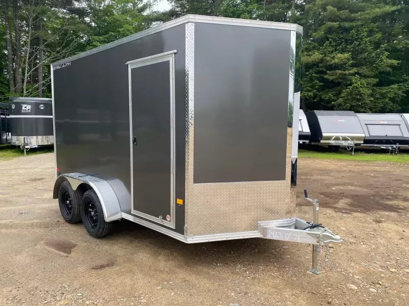 2026 Stealth 7x12 Aluminum 7K Enclosed Cargo Trailer w/Extra Height & Rear Ramp Door