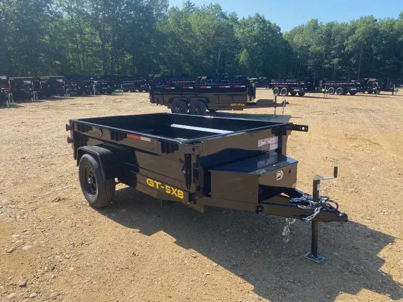 2025 Griffin Trailers 5x8 Powder Coated 5K Single Axle Dump Trailer