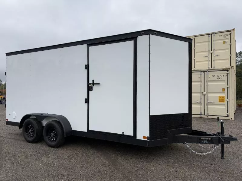 2026 Covered Wagon Trailers 7x16 Enclosed Cargo Trailer w/Extra Height & Blackout Package