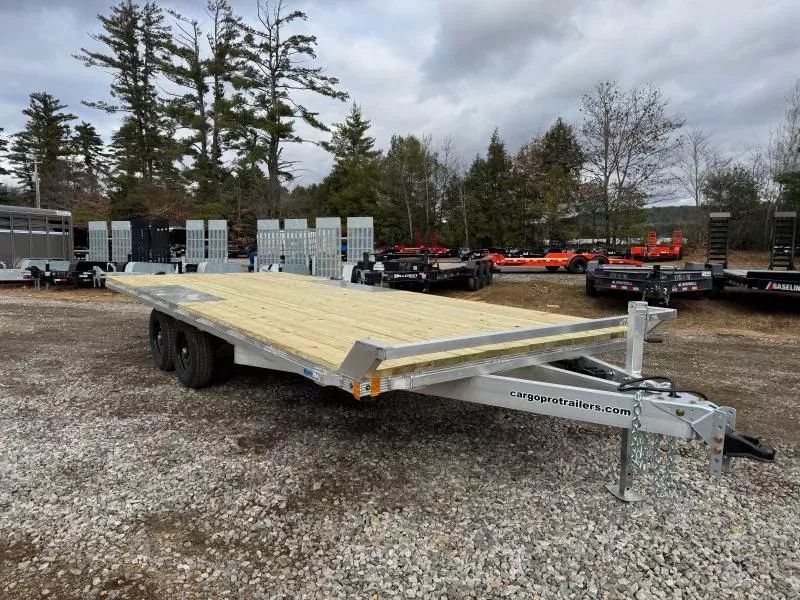 2026 CargoPro Trailers 101x20 Aluminum 10K Deckover Lobster Trap/Hay Trailer w/D-Rings