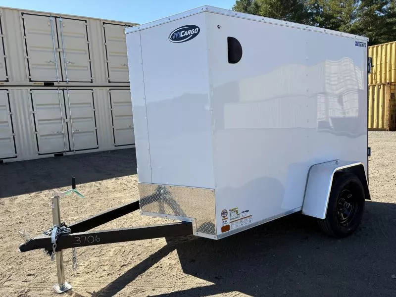 2026 ITI Cargo 5x8 Enclosed Cargo Trailer w/Spring Assist Rear Ramp 