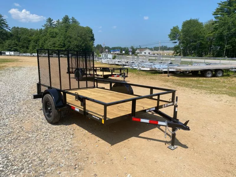 2025 Triple Crown Trailers 6x10 Powder Coated 3K Utility Trailer w/Rear Ramp Gate