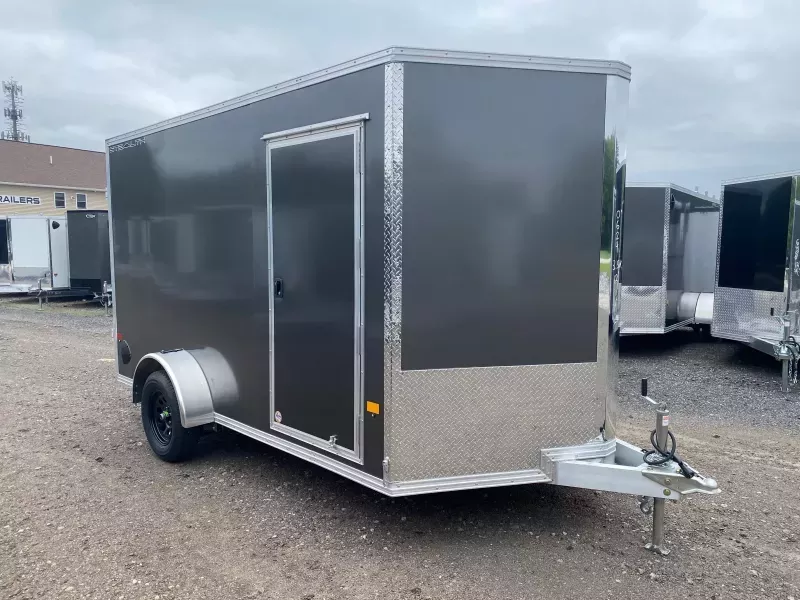 2026 Stealth 7x12 Aluminum 3.5K Enclosed Cargo Trailer w/Rear Double Barn Doors
