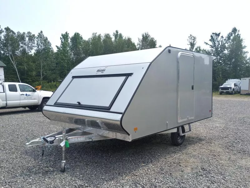 2026 Mission 101x12 Aluminum 2-Place Crossover w/Tapered Ramp, Canopy, Straight Sides