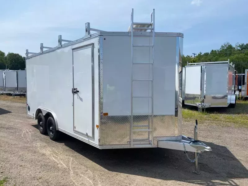 2026 Stealth Trailers 8.5x16 Aluminum 7K Enclosed Ultimate Contractor Cargo Trailer w/Slide Track & Alum Wheels