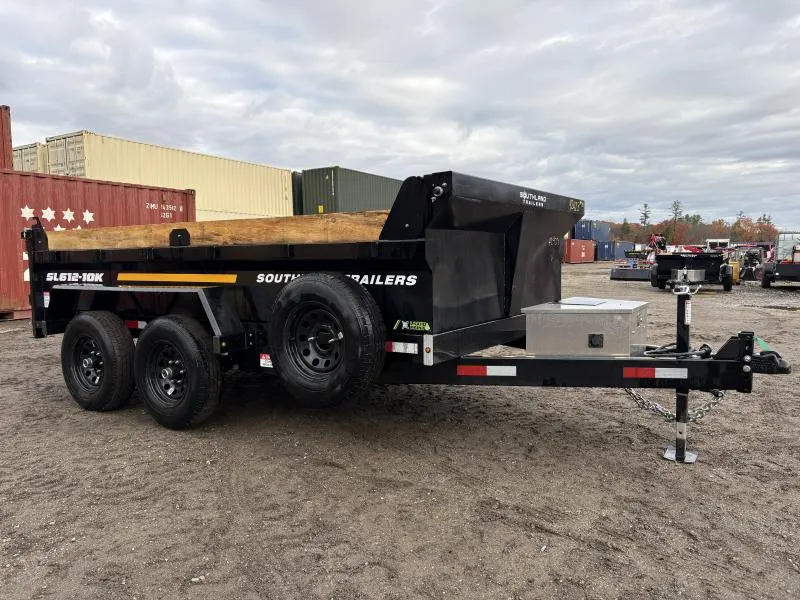 2026 Southland Trailers 6x12 11.4K Dump Trailer w/ Spare Tire, Toolbox & Tarp