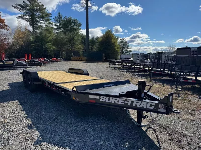 2026 Sure-Trac 7x16+4 HD Partial Tilt 15.4K Equipment Trailer w/In Tongue Toolbox