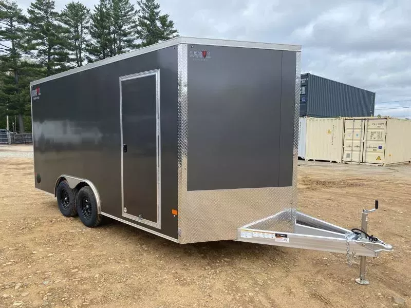 2026 Durabull Trailers 8.5x16 Aluminum Enclosed 7K Cargo Trailer w/Extra Height & Ramp Door