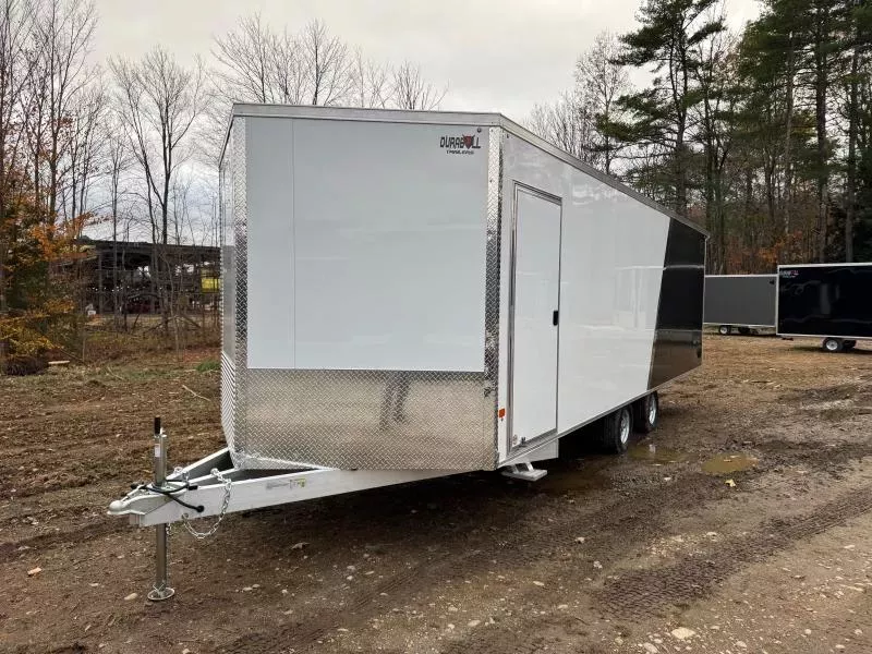 2026 Durabull Trailers 101x24 Aluminum Enclosed 4/5-Place Multi-Sport Snowmobile Trailer w/Extra Height & Snow Pkg